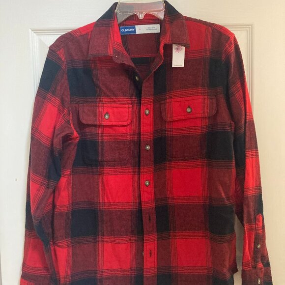 New Old Navy Men's Flannel Shirt S - Picture 2 of 3